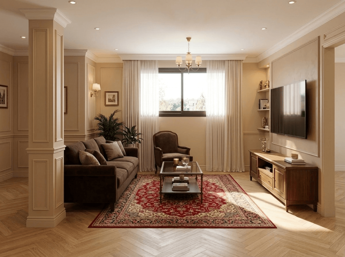 Interior design in Classic style — Living Room by GenRoom AI