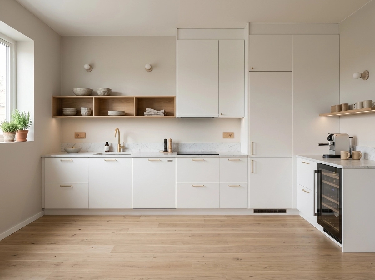 Scandinavian Kitchen design — interior photo by GenRoom AI