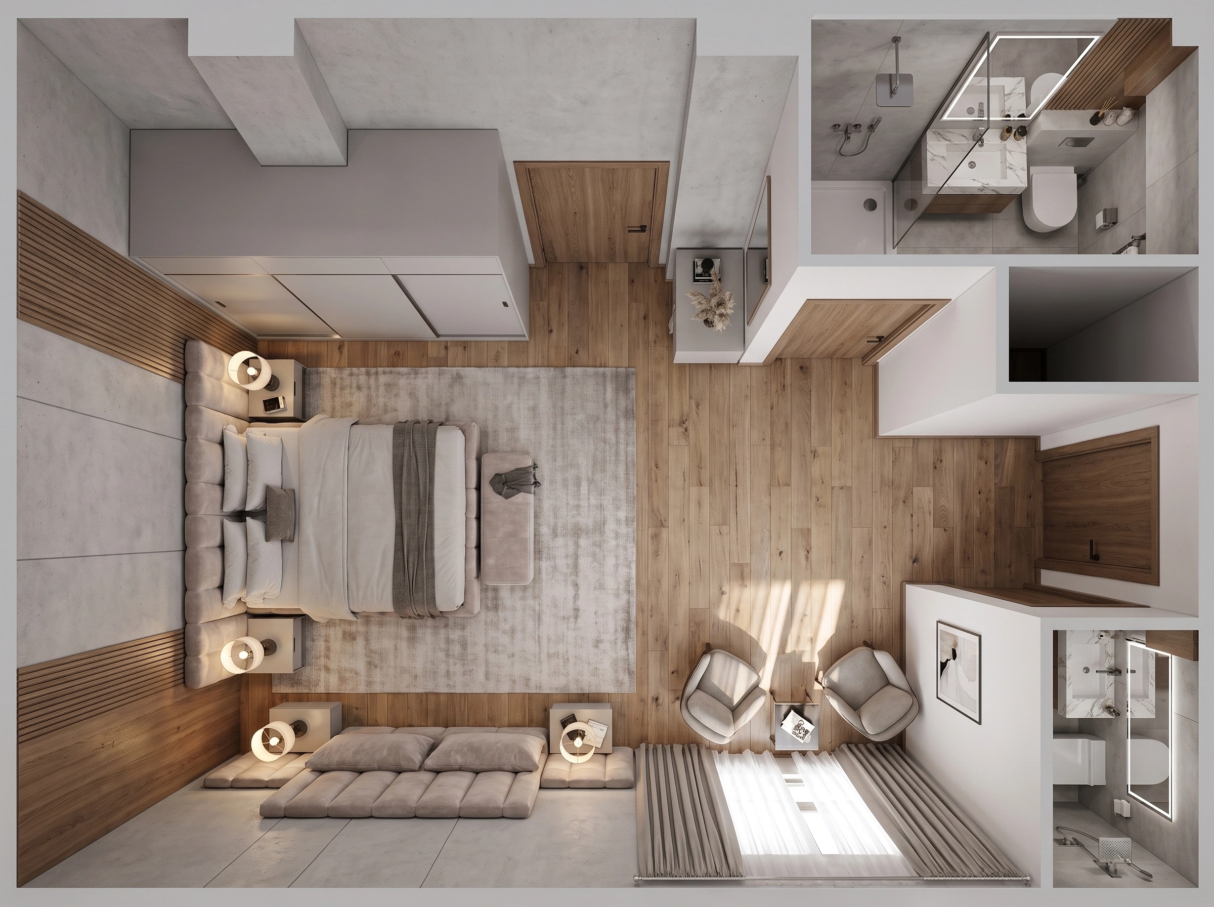 Interior design in Contemporary style — Living Room by GenRoom AI