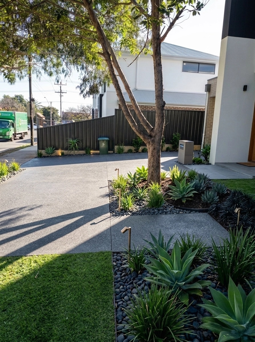 Landscape design in Contemporary Yard style — Yard by GenRoom AI