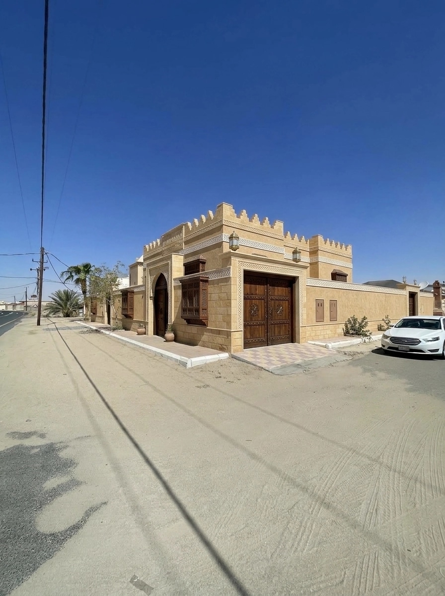 Arabian Facade Facade design — facade photo by GenRoom AI