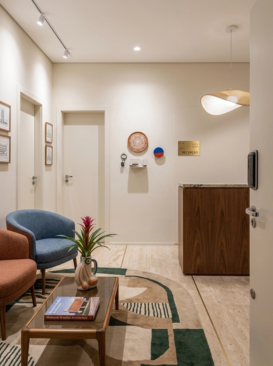 Interior design in Contemporary style — lobby by GenRoom AI