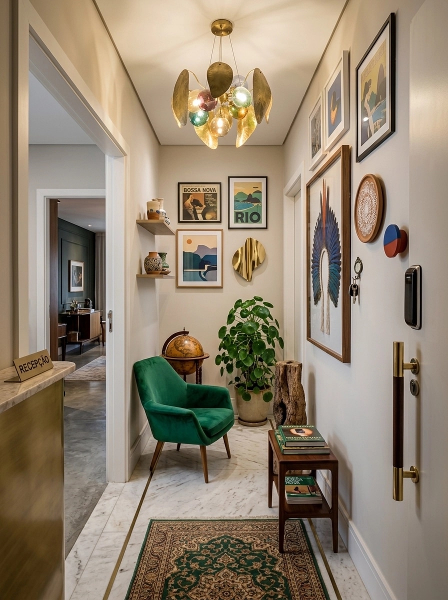 Interior design in Eclectic style — lobby by GenRoom AI
