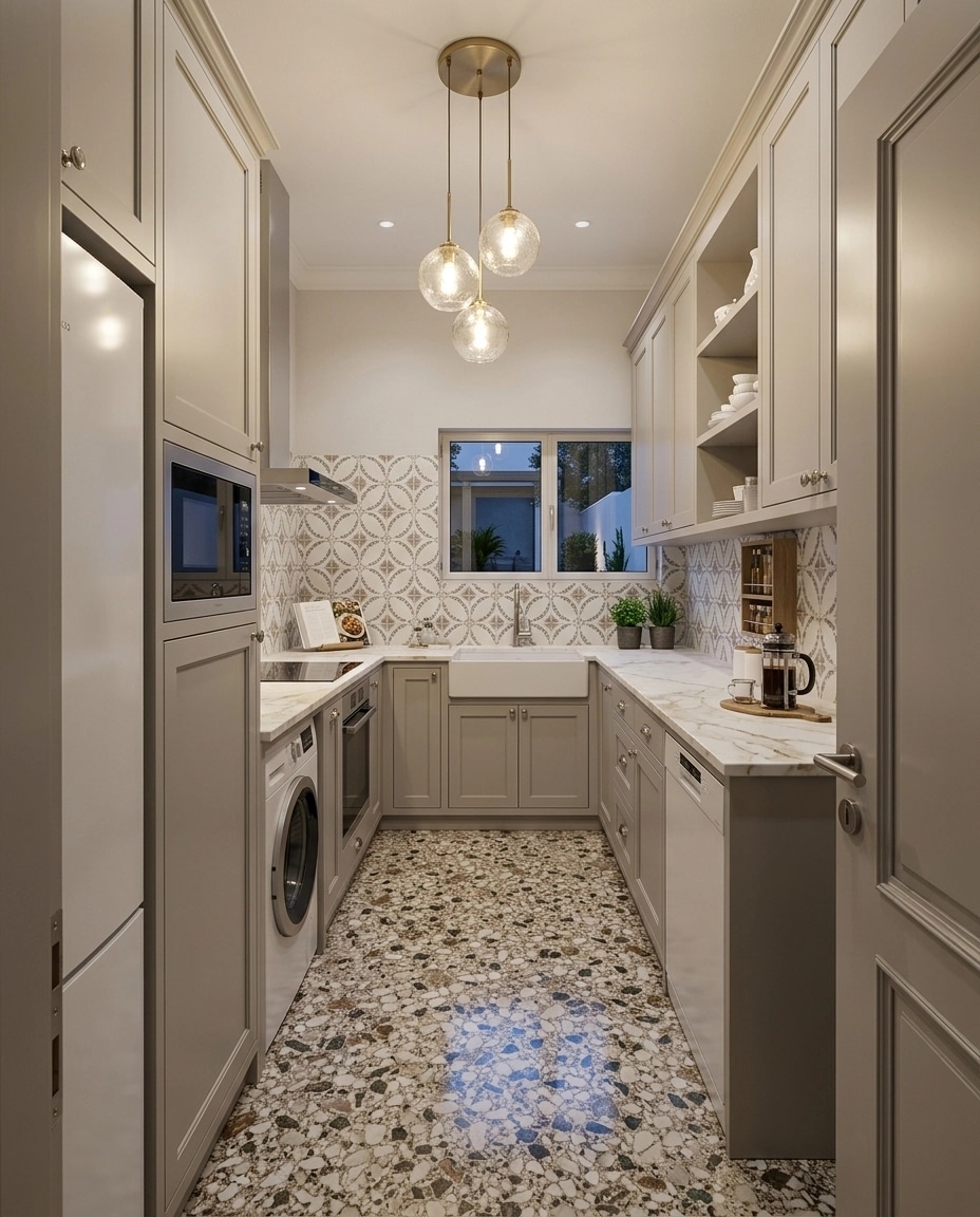 Interior design in Transitional style — Kitchen by GenRoom AI