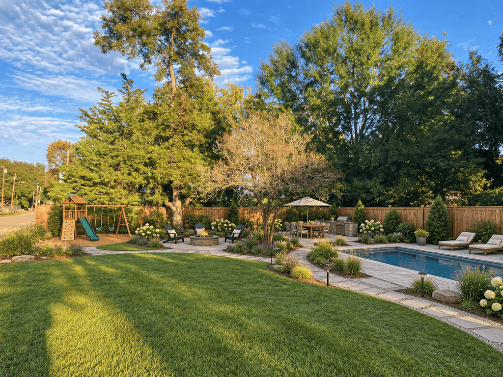 Yard design in no_style style — photo by GenRoom AI