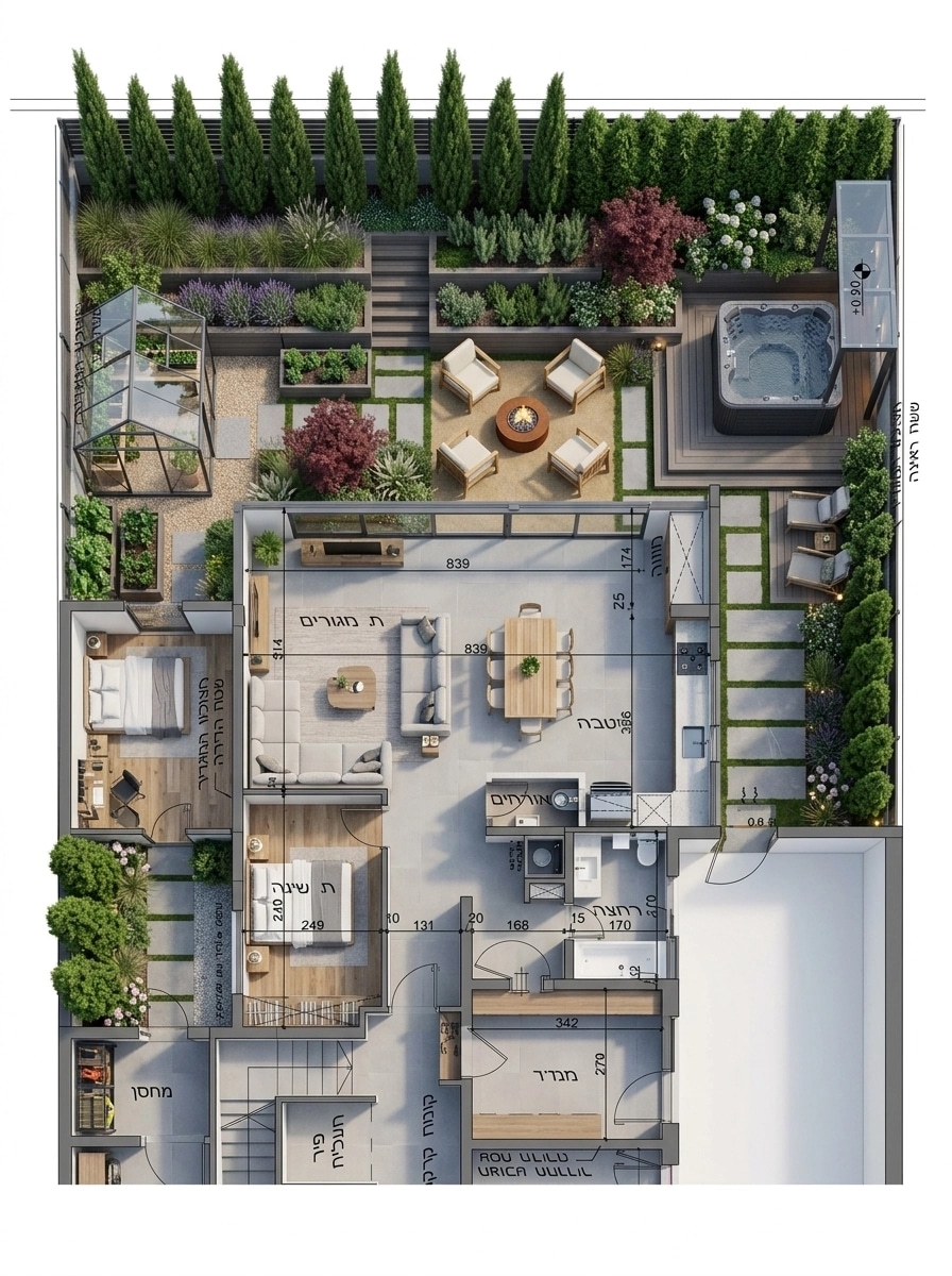 Contemporary Yard Yard design — yard photo by GenRoom AI