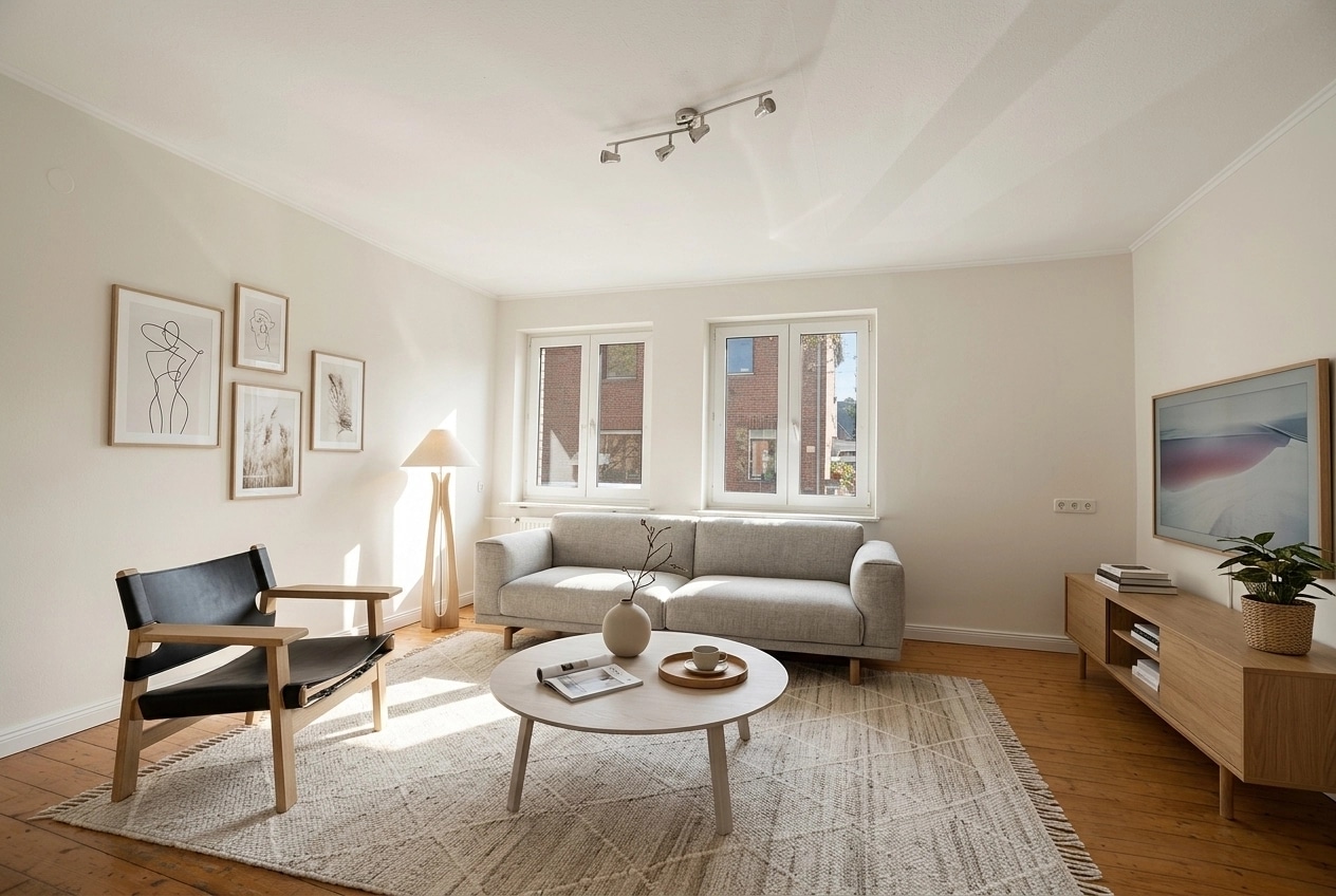 Scandinavian Living Room design — interior photo by GenRoom AI