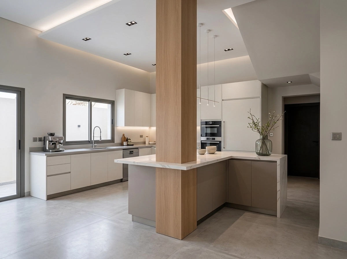 Interior design in Contemporary style — Kitchen by GenRoom AI