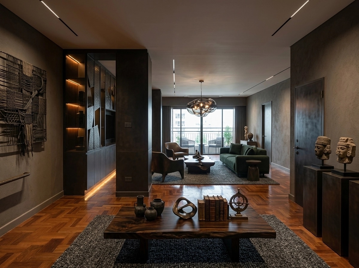Interior design in Contemporary style — Living Room by GenRoom AI