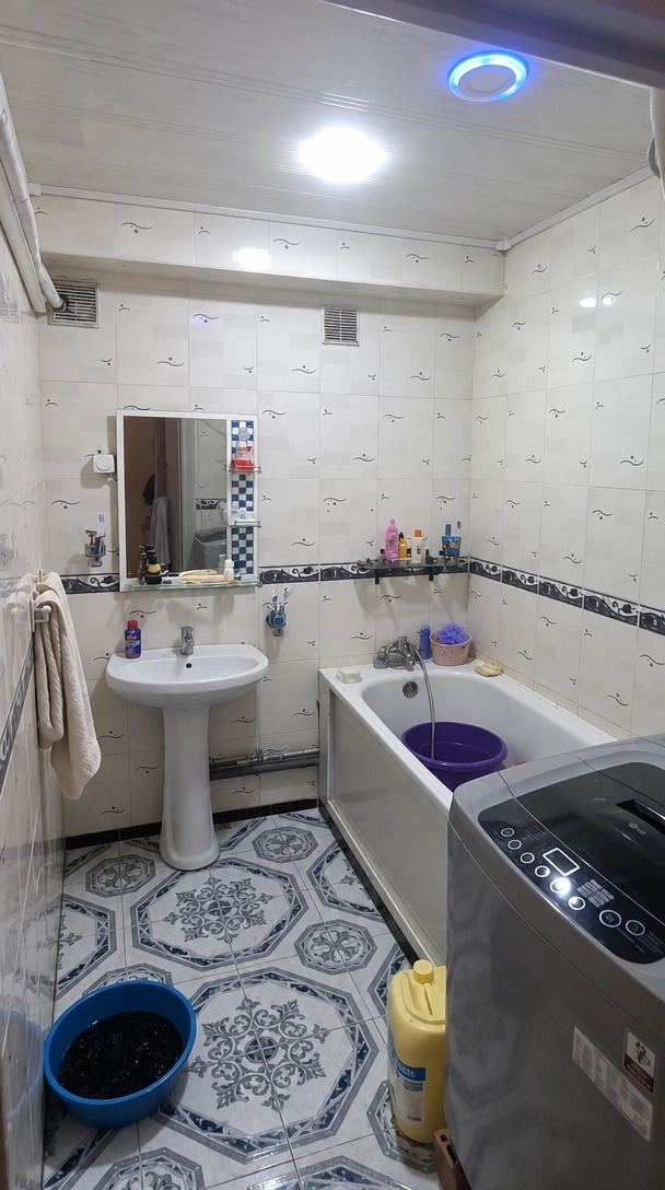Bathroom interior in no_style style — photo by GenRoom AI