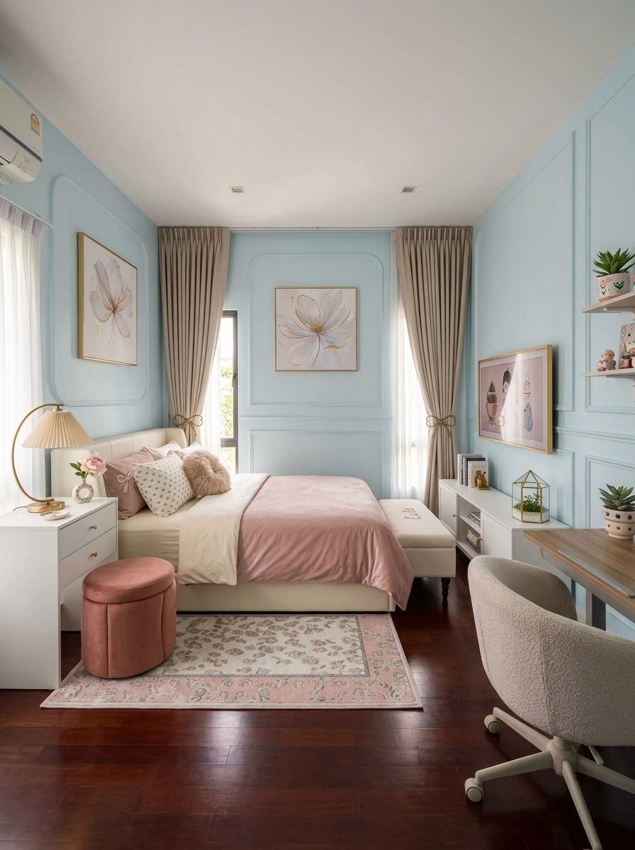 Contemporary Bedroom design — interior photo by GenRoom AI