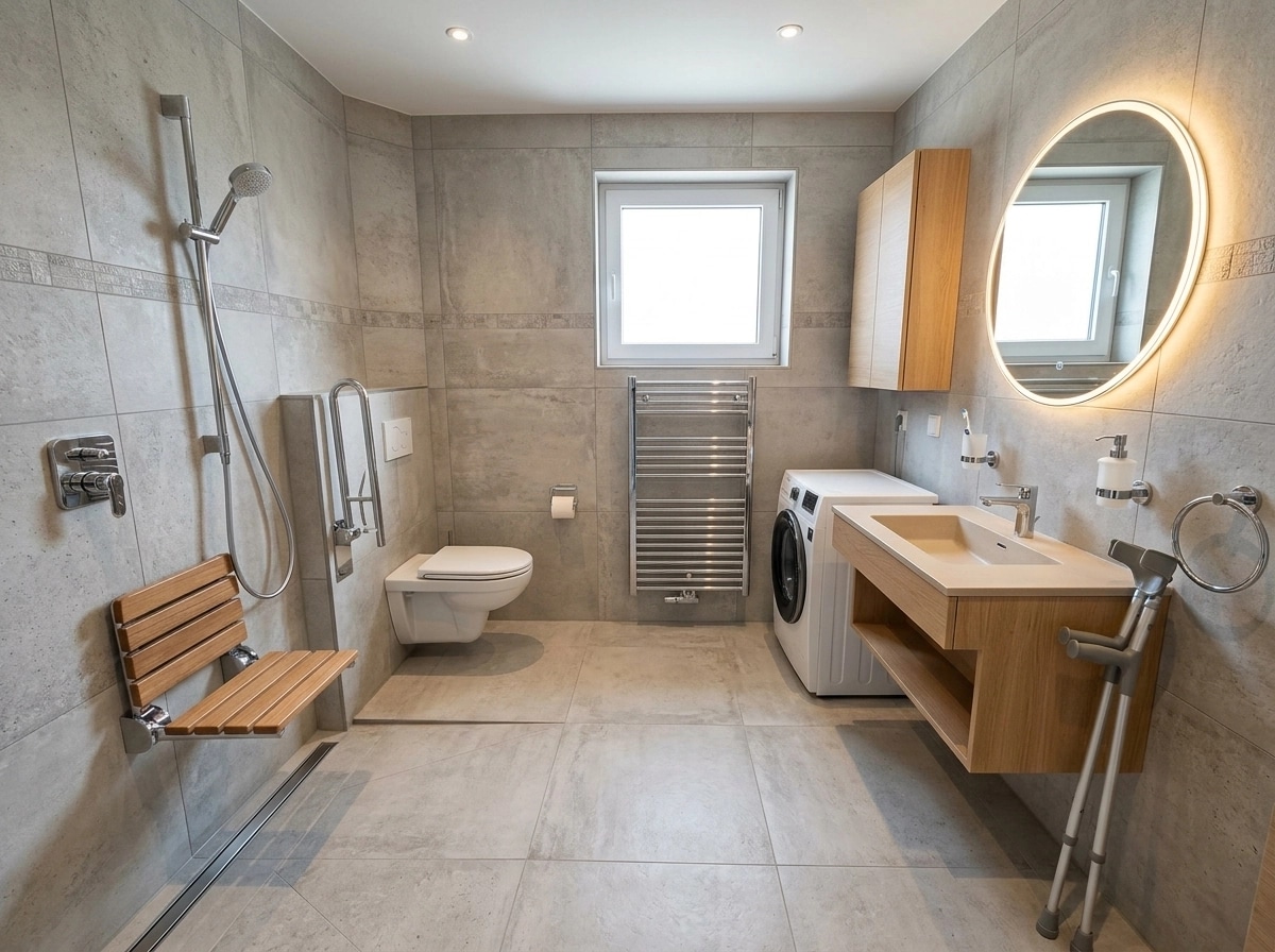 Bathroom interior in no_style style — photo by GenRoom AI