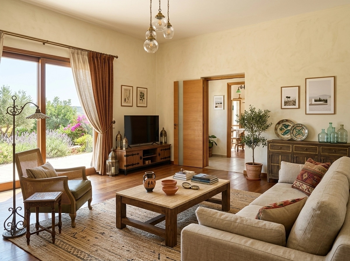 Interior design in Mediterranean style — Living Room by GenRoom AI