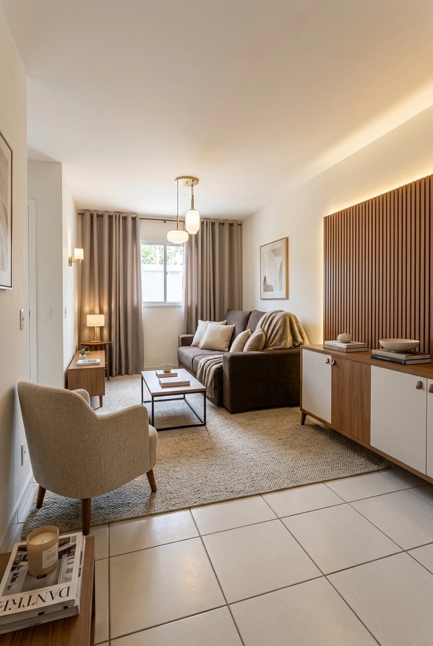 Interior design in Contemporary style — Living Room by GenRoom AI