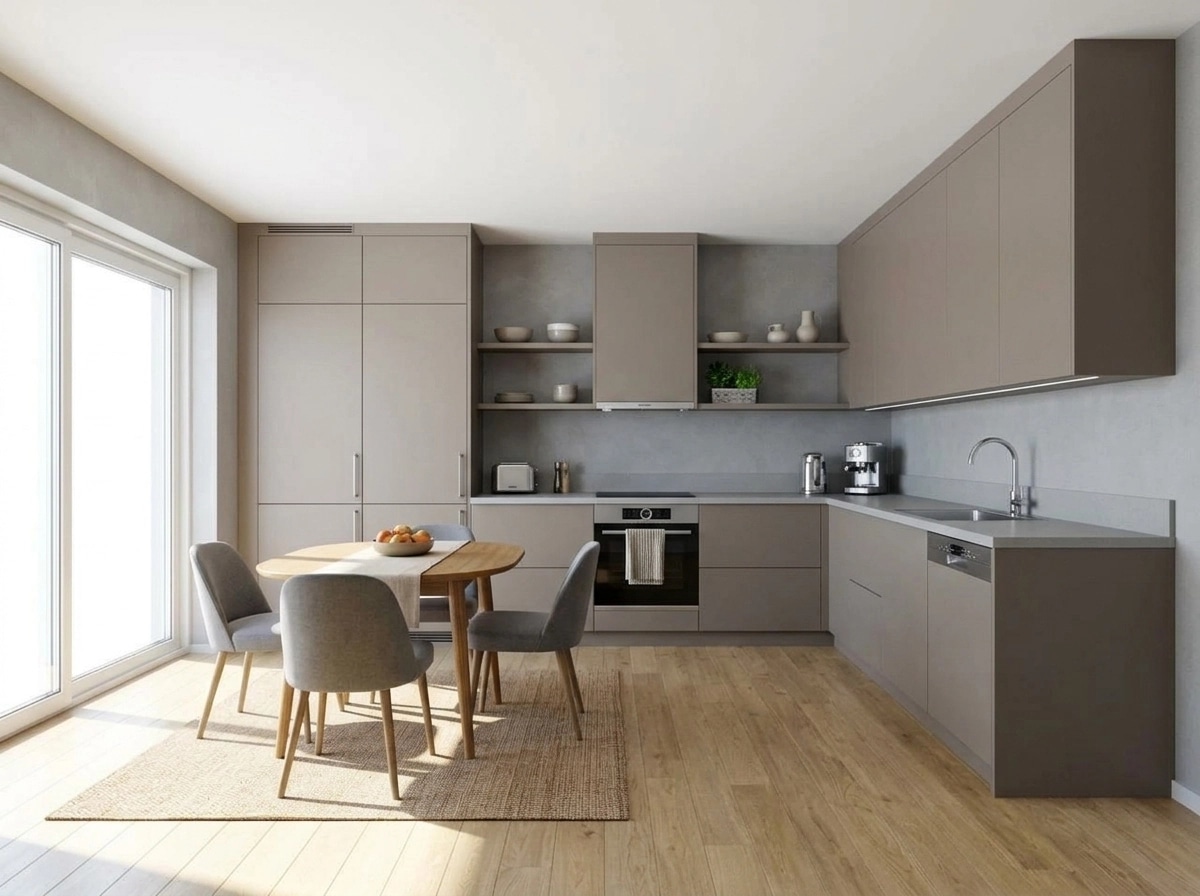 Kitchen interior in no_style style — photo by GenRoom AI