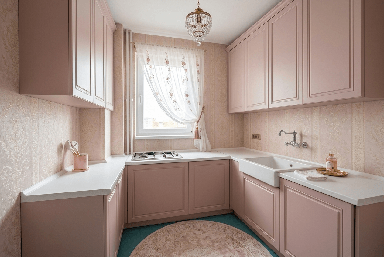 Neoclassic Kitchen design — interior photo by GenRoom AI