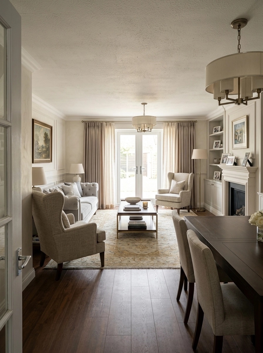 Interior design in Transitional style — Living Room by GenRoom AI