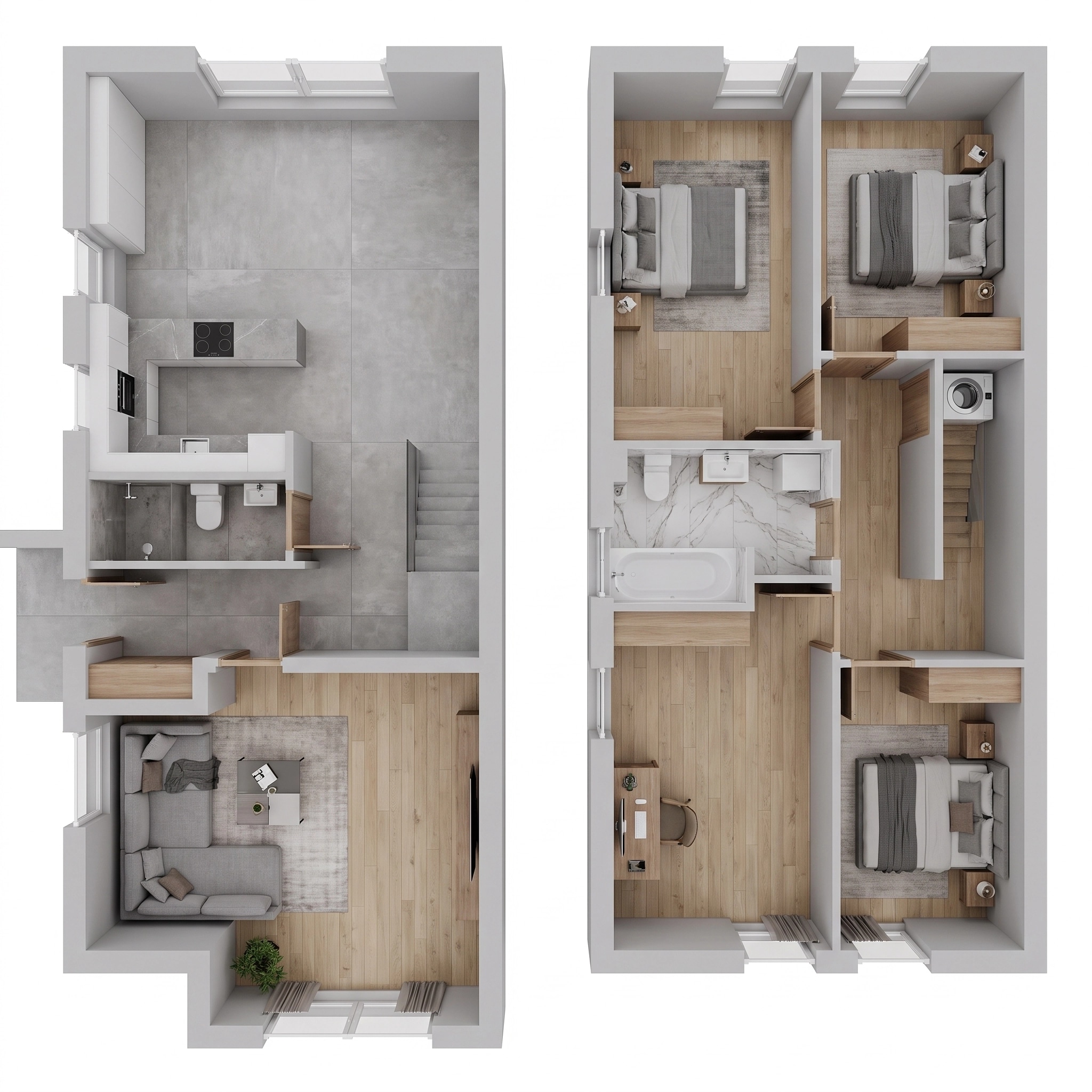 Interior design in Contemporary style — Living Room by GenRoom AI