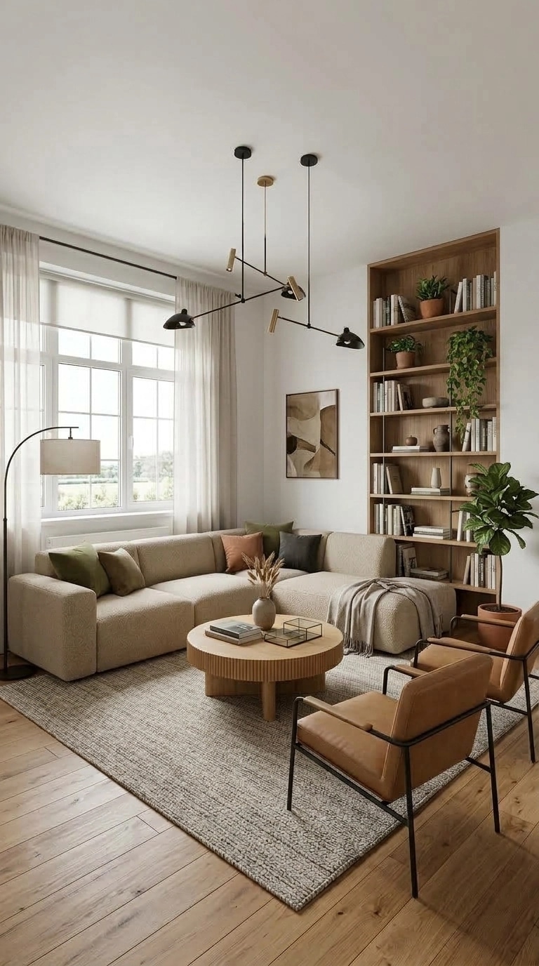 Interior design in Contemporary style — Living Room by GenRoom AI