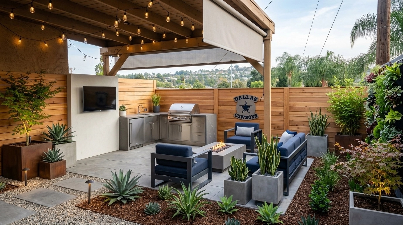 Contemporary Yard Yard design — yard photo by GenRoom AI