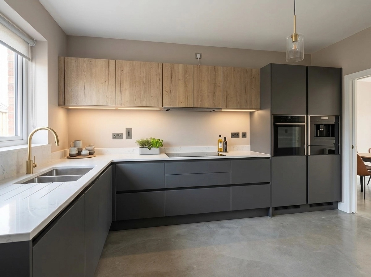 Kitchen interior in Contemporary style — photo by GenRoom AI