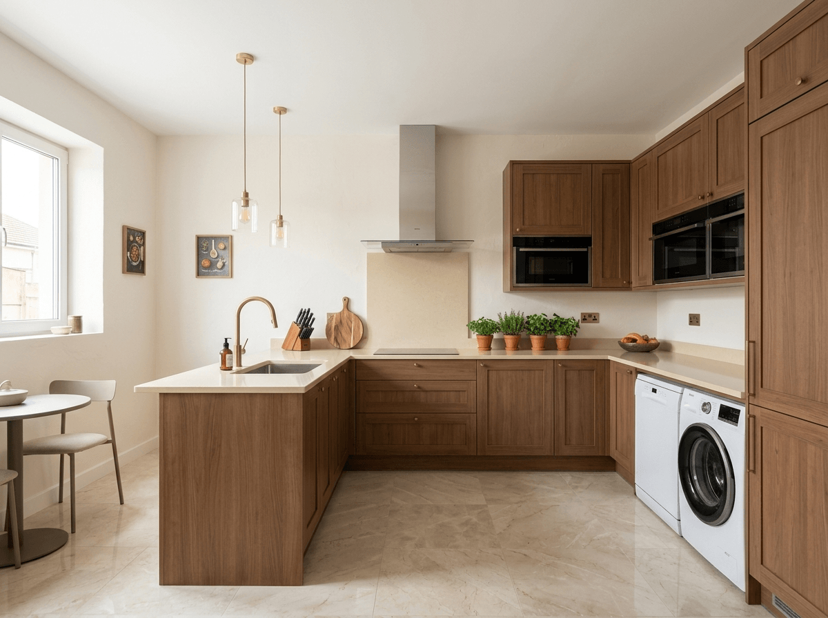 Kitchen interior in no_style style — photo by GenRoom AI