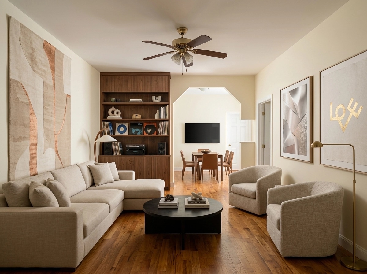 Interior design in Contemporary style — Living Room by GenRoom AI