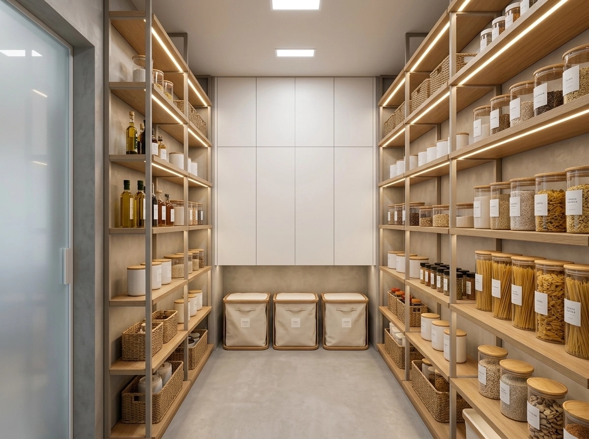 Interior design in Minimalism style — pantry by GenRoom AI