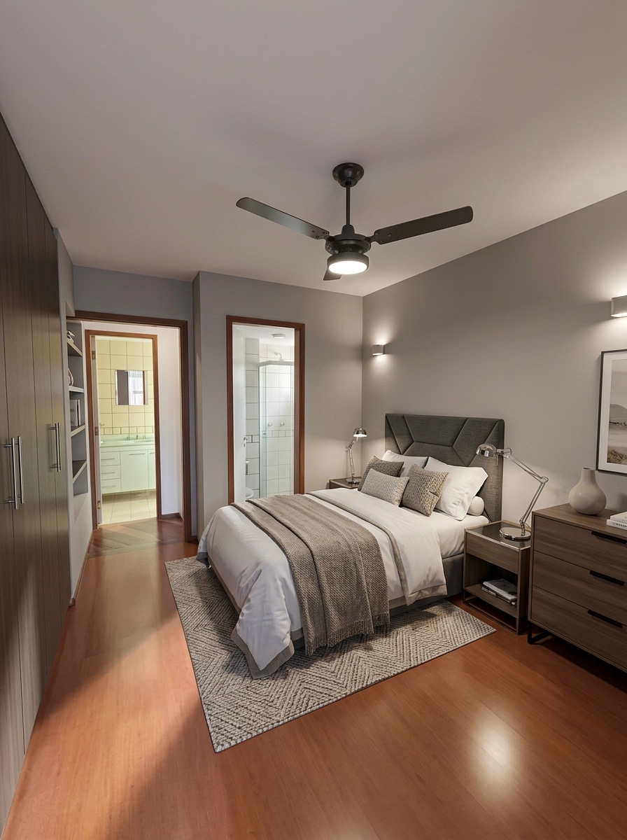 Contemporary Bedroom design — interior photo by GenRoom AI