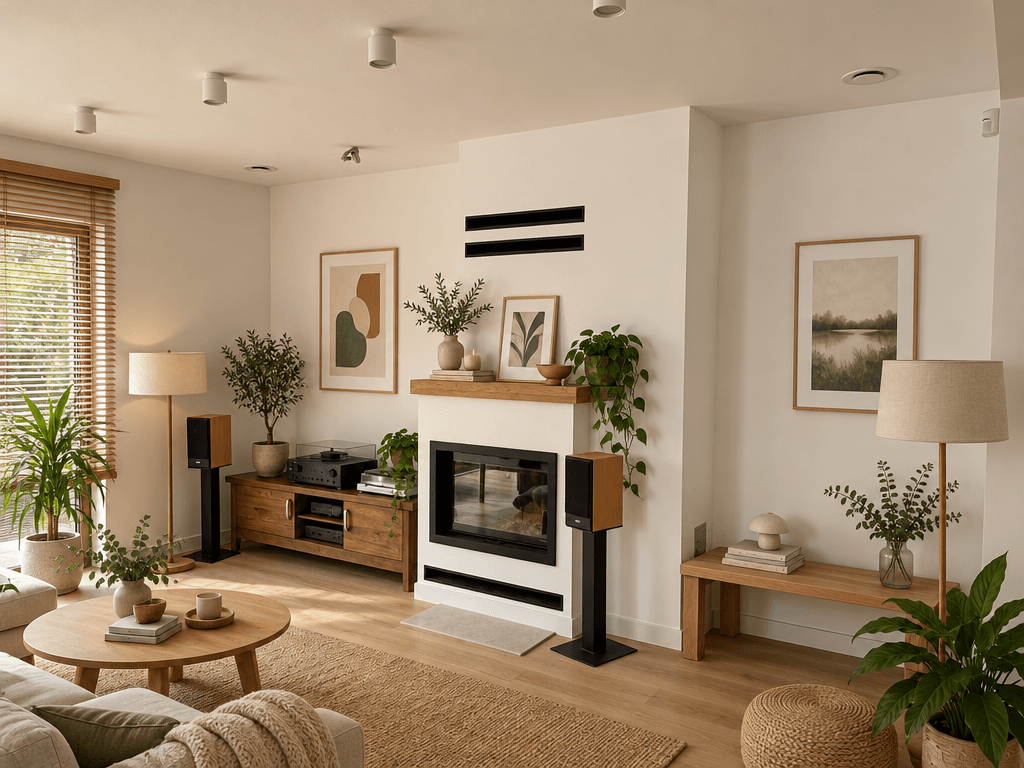 Interior design in Scandinavian style — Living Room by GenRoom AI