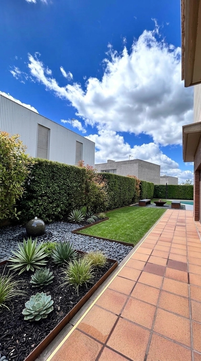 Landscape design in Contemporary Yard style — Yard by GenRoom AI