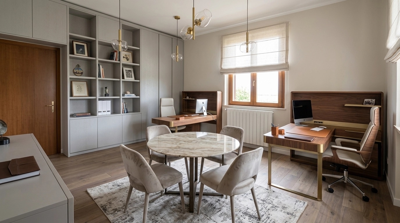 Interior design in Contemporary style — office_space by GenRoom AI