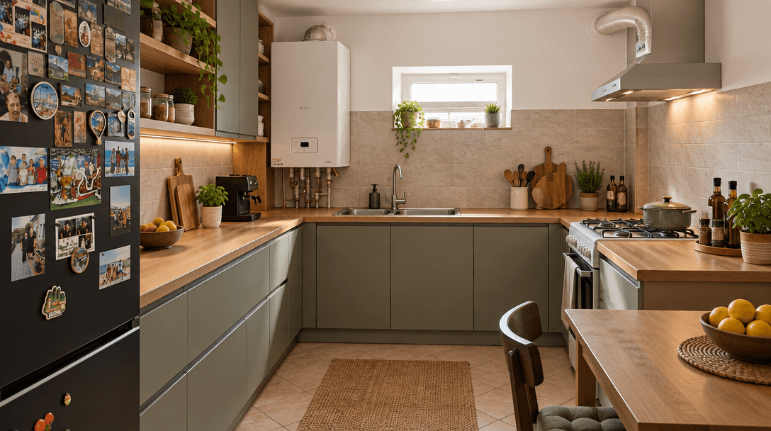 Interior design in Contemporary style — Kitchen by GenRoom AI