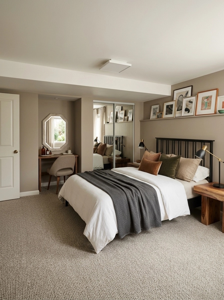 Contemporary Bedroom design — interior photo by GenRoom AI