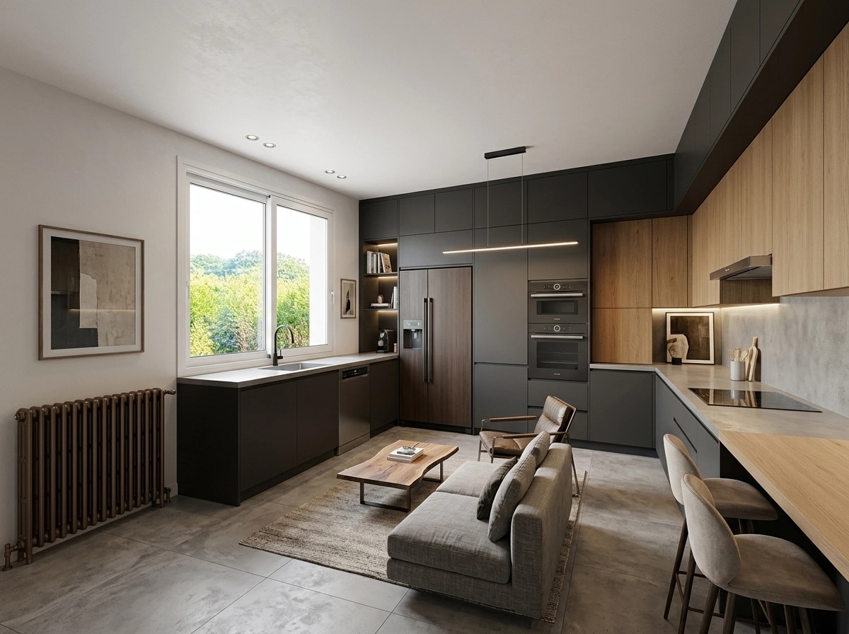 Interior design in Contemporary style — Living Room by GenRoom AI