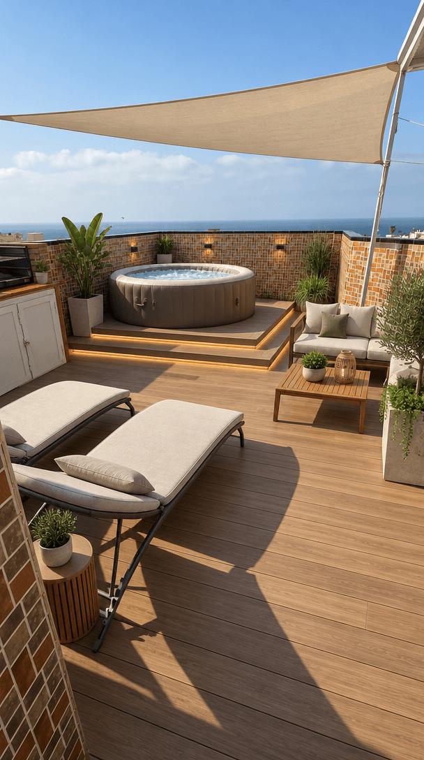 Yard design in Minimalist Yard style — photo by GenRoom AI