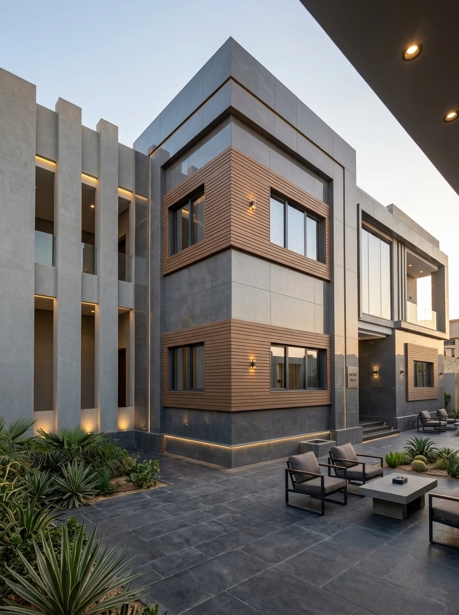 Contemporary Facade Facade design — facade photo by GenRoom AI
