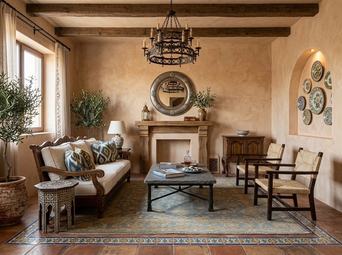 Interior design in Mediterranean style — Living Room by GenRoom AI