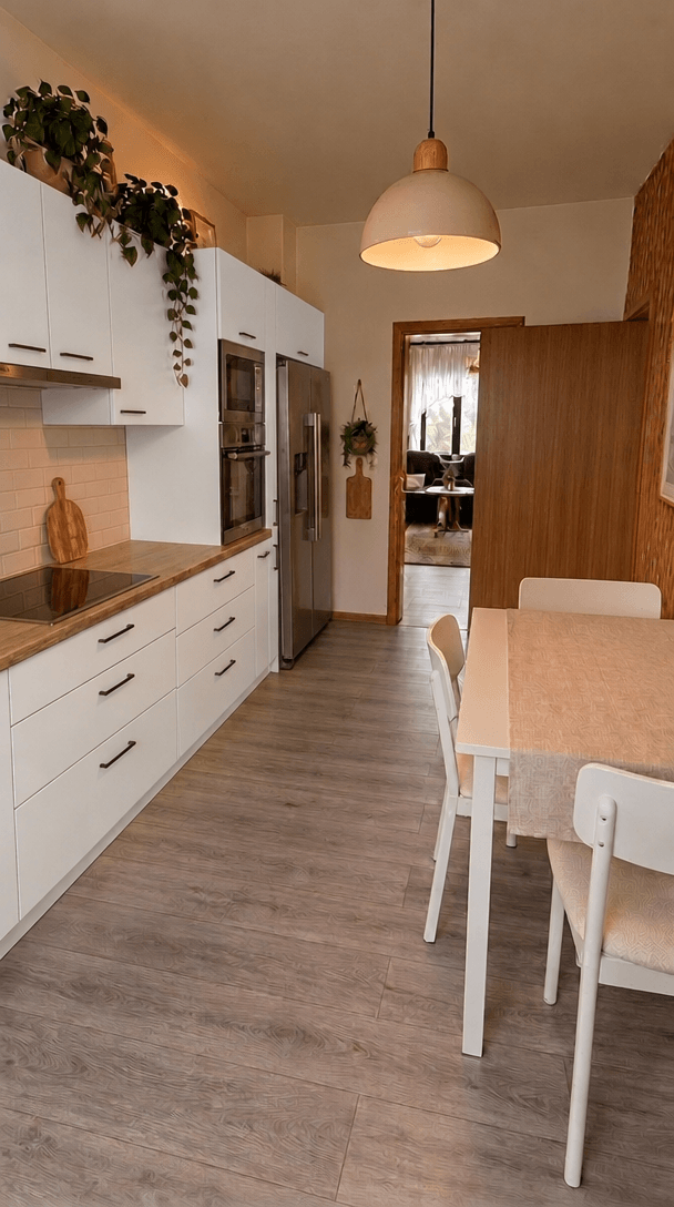 Diseño de interiores en estilo Scandinavian — Cocina por GenRoom AI