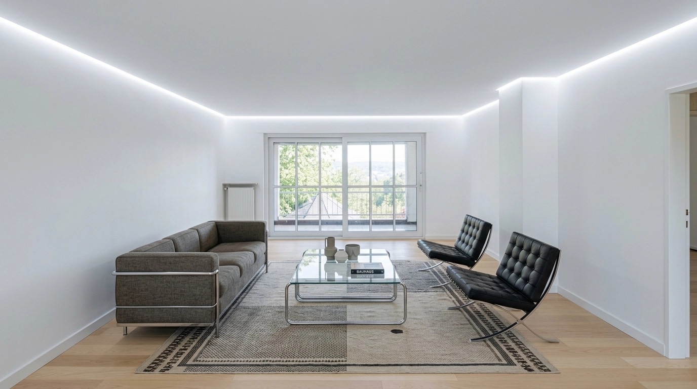 Interior design in Bauhaus style — Living Room by GenRoom AI