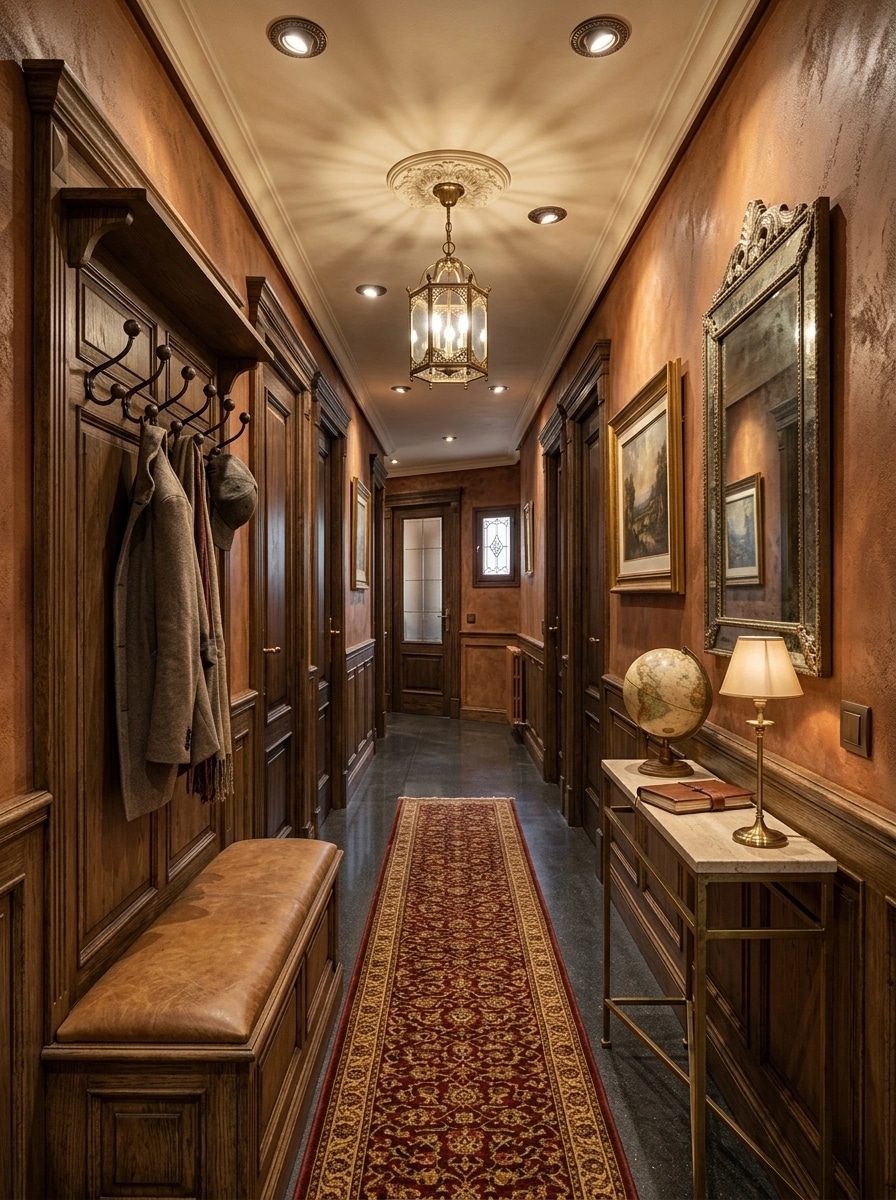 Hallway interior in Classic style — photo by GenRoom AI