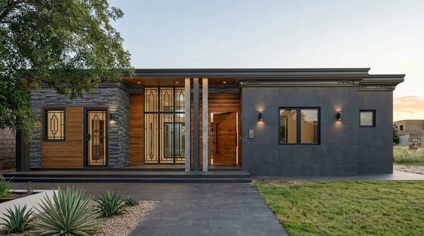 Contemporary Facade Facade design — facade photo by GenRoom AI