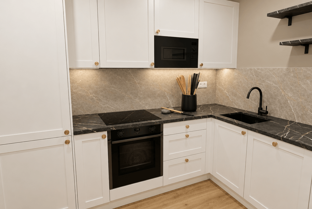 Interior design in Contemporary style — Kitchen by GenRoom AI