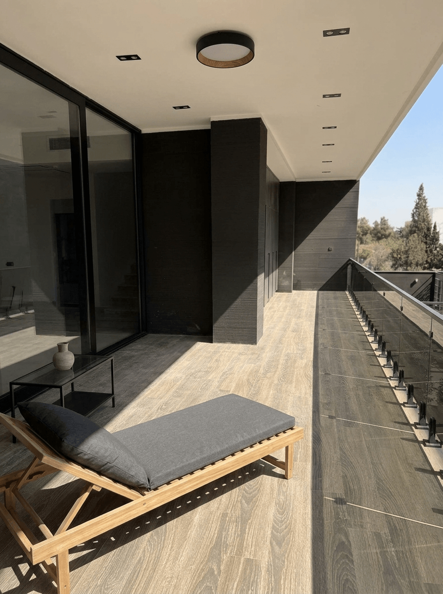 Interior design in Minimalism style — balcony by GenRoom AI