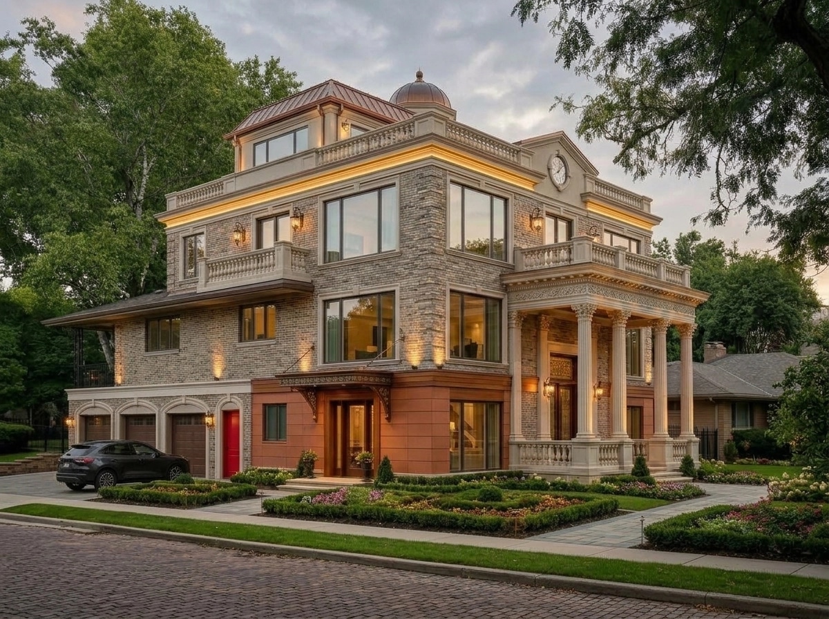 Classic Facade Facade design — facade photo by GenRoom AI