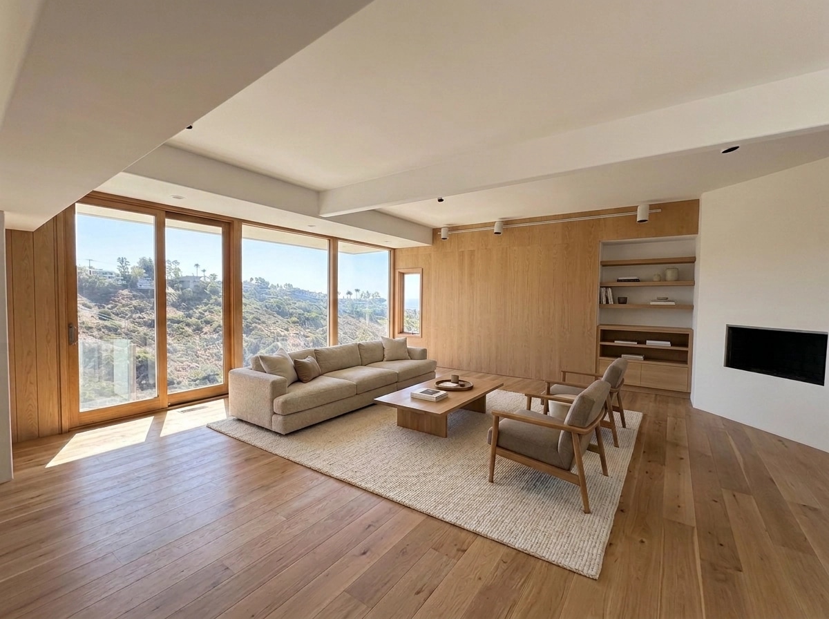 Interior design in Minimalism style — Living Room by GenRoom AI
