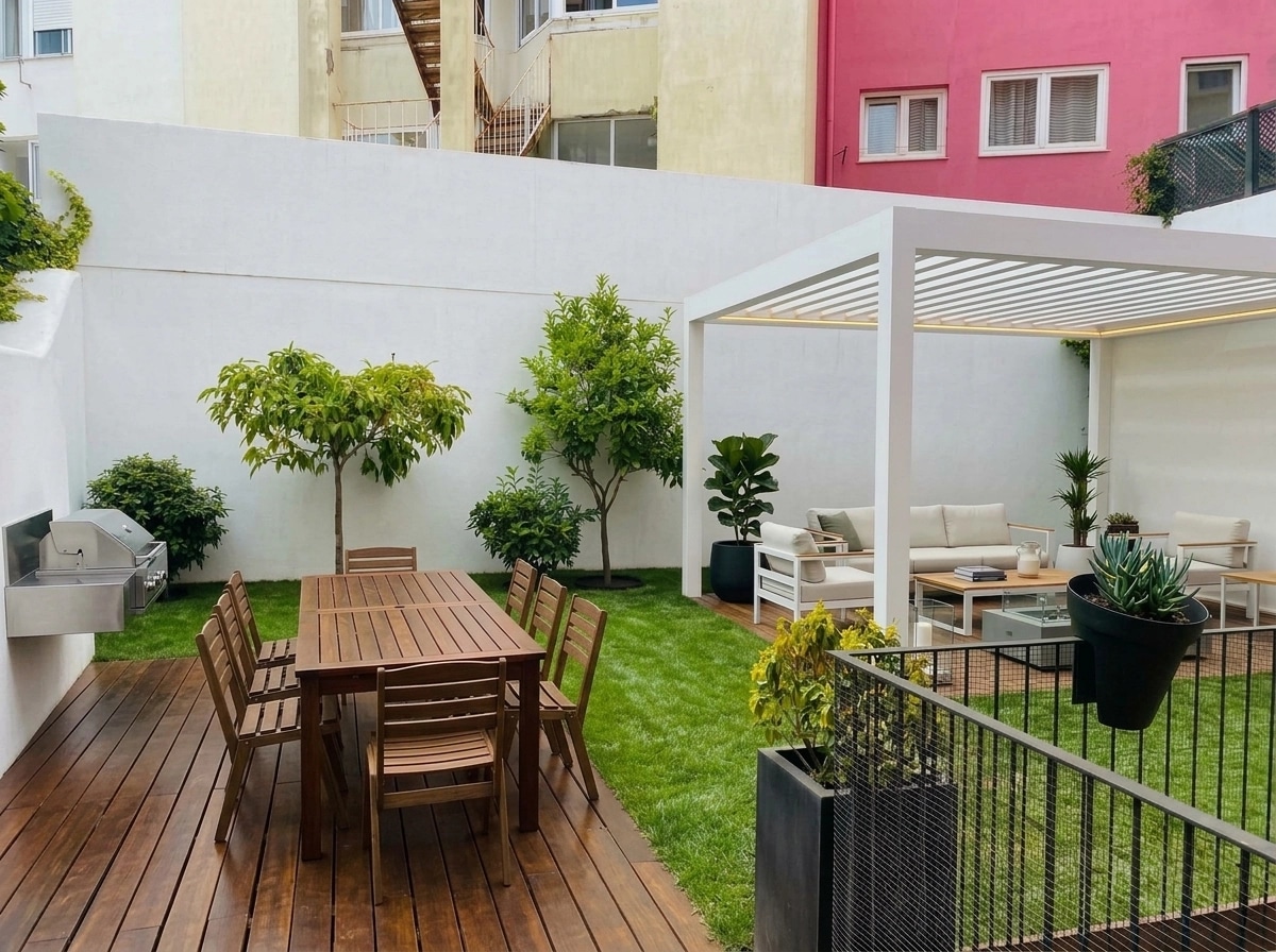 Landscape design in Contemporary Yard style — Yard by GenRoom AI