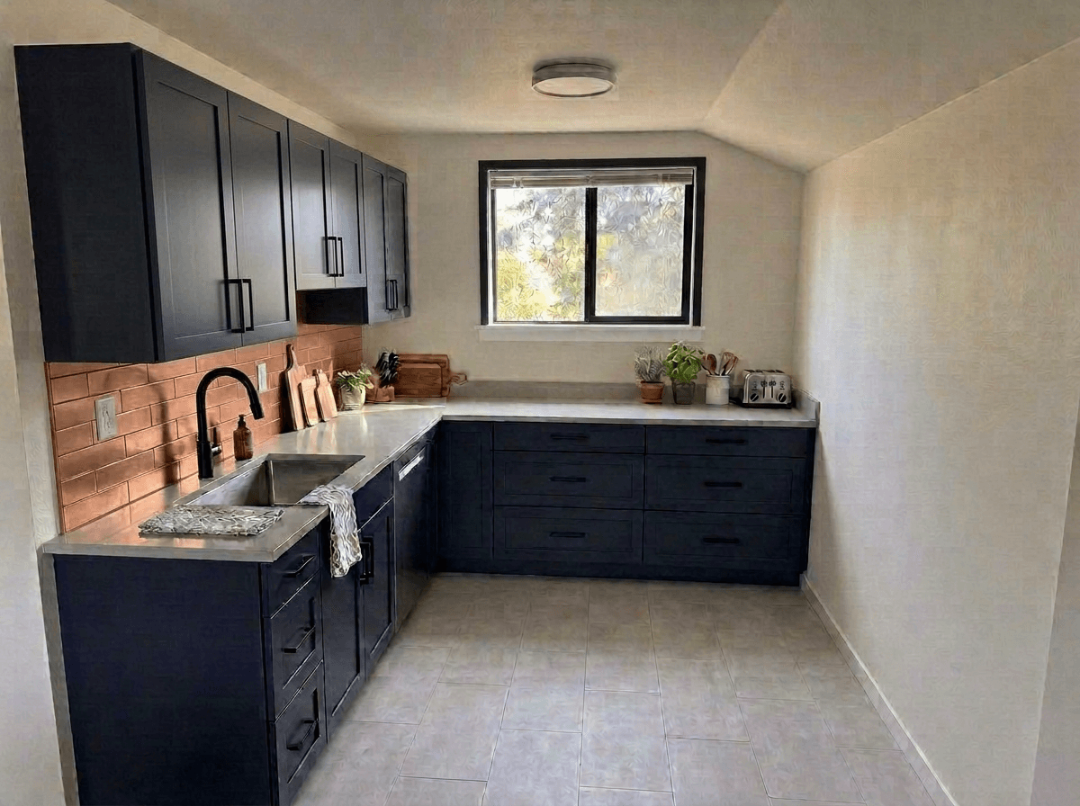 Contemporary Kitchen design — interior photo by GenRoom AI