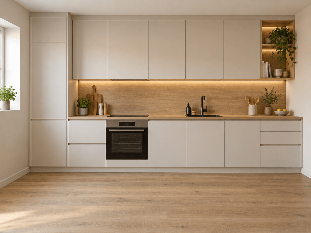 Scandinavian Kitchen design — interior photo by GenRoom AI