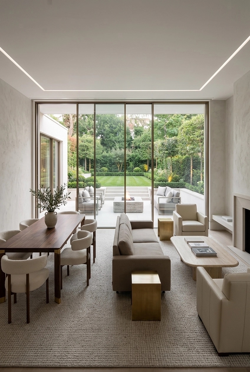 Interior design in Contemporary style — Living Room by GenRoom AI